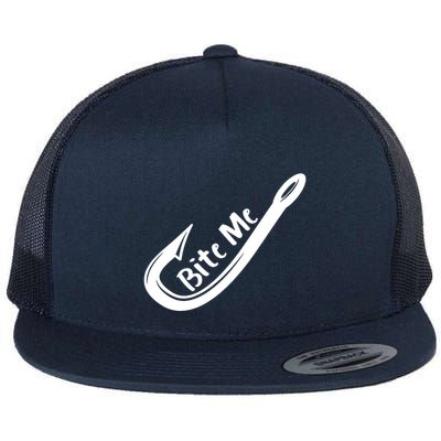 Bite Me Fish Hook Flatbill Hat