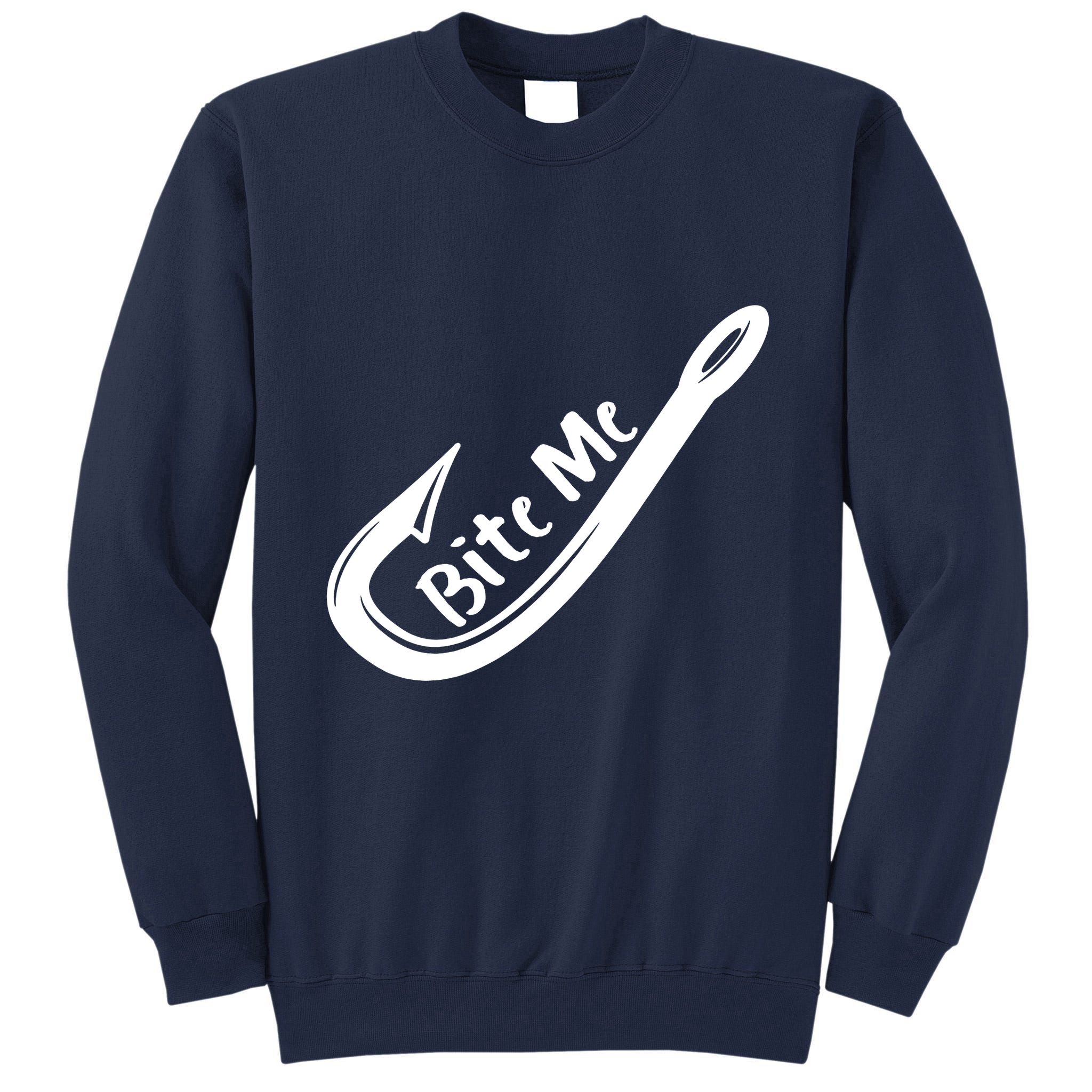 Bite Me Fish Hook Tall Sweatshirt