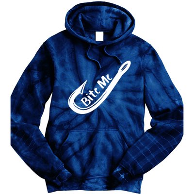 Bite Me Fish Hook Tie Dye Hoodie