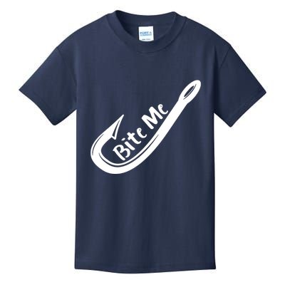 Bite Me Fish Hook Kids T-Shirt