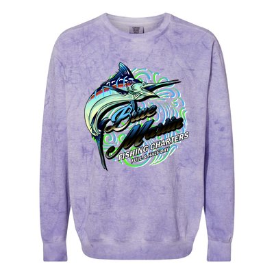 Blue Marlin Fishing Charters Colorblast Crewneck Sweatshirt