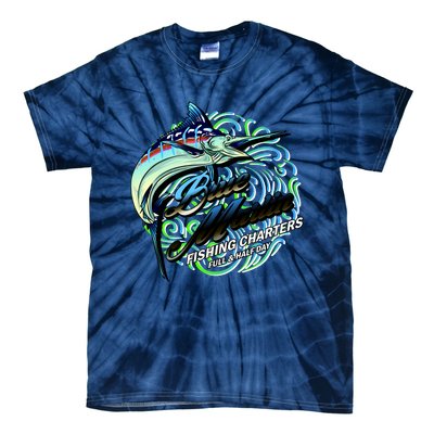 Blue Marlin Fishing Charters Tie-Dye T-Shirt