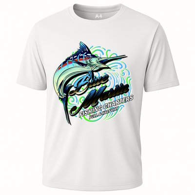 Blue Marlin Fishing Charters Cooling Performance Crew T-Shirt