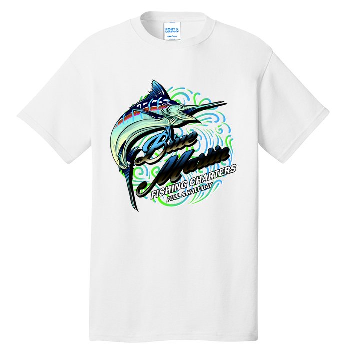 Blue Marlin Fishing Charters Tall T-Shirt