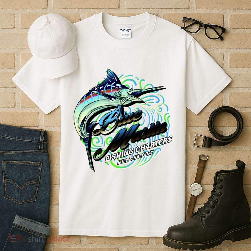 Blue Marlin Fishing Charters Tall T-Shirt