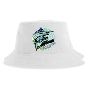 Blue Marlin Fishing Charters Sustainable Bucket Hat