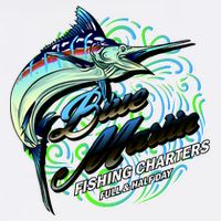 Blue Marlin Fishing Charters 11oz C Handle Ceramic Mug