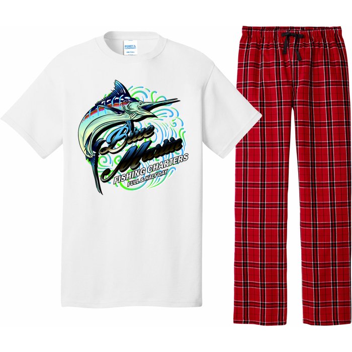 Blue Marlin Fishing Charters Pajama Set