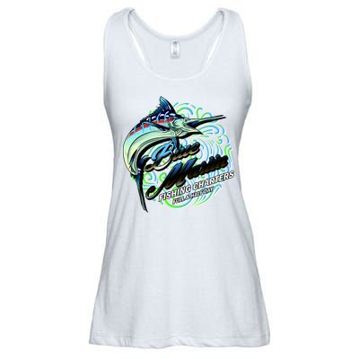 Blue Marlin Fishing Charters Ladies Essential Flowy Tank
