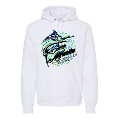 Blue Marlin Fishing Charters Premium Hoodie