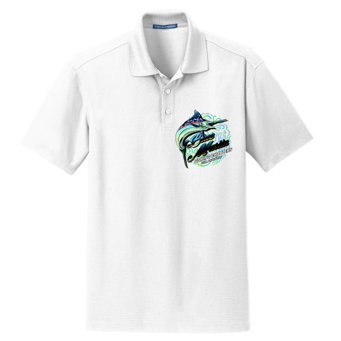 Blue Marlin Fishing Charters Dry Zone Grid Polo