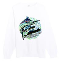 Blue Marlin Fishing Charters Premium Crewneck Sweatshirt