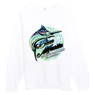 Blue Marlin Fishing Charters Premium Crewneck Sweatshirt