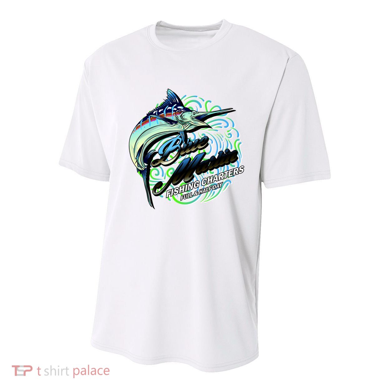 Blue Marlin Fishing Charters Youth Performance Sprint T-Shirt