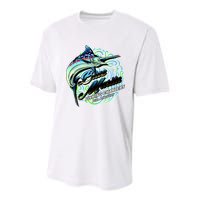 Blue Marlin Fishing Charters Youth Performance Sprint T-Shirt