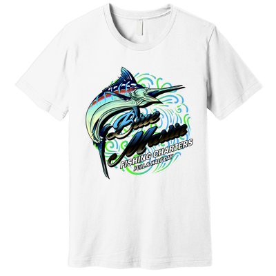 Blue Marlin Fishing Charters Premium T-Shirt