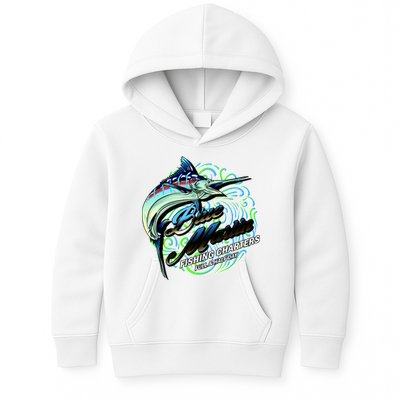 Blue Marlin Fishing Charters Kids Hoodie