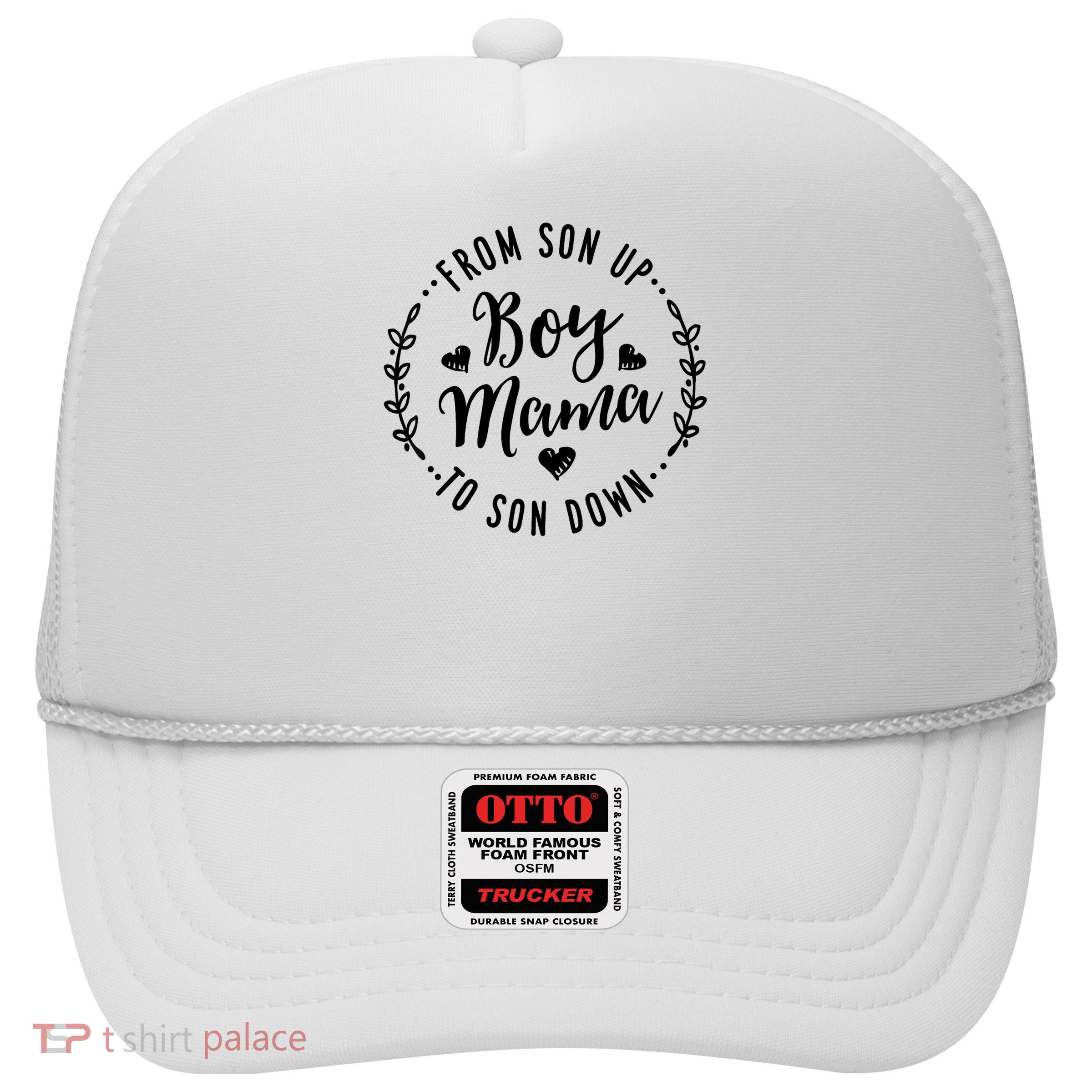 Boy Mama From Son Up To Sun Down Mother's Day Funny Mom Trucker Hat