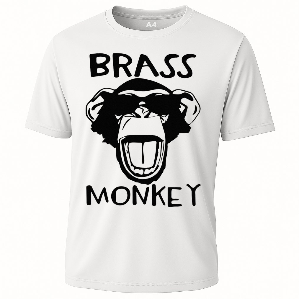 Brass Monkey Funky Monkey Cooling Performance Crew T-Shirt