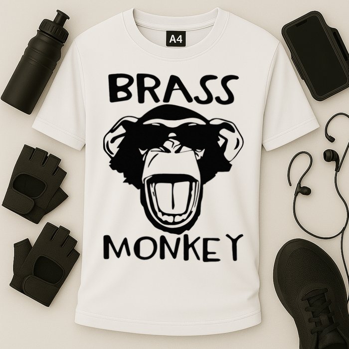 Brass Monkey Funky Monkey Cooling Performance Crew T-Shirt