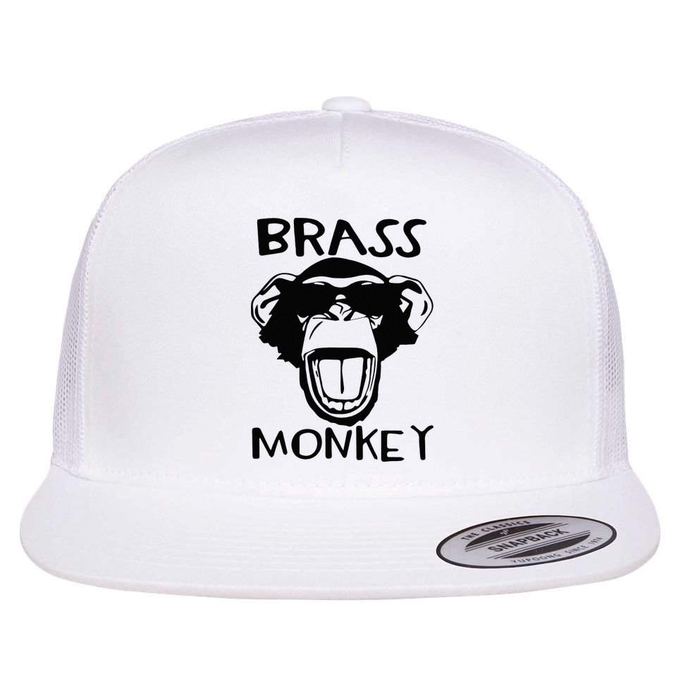 Brass Monkey Funky Monkey Flat Bill Trucker Hat