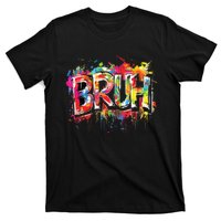 Bruh Meme Funny Saying Teens Graffiti Aesthetic T-Shirt