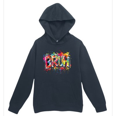 Bruh Meme Funny Saying Teens Graffiti Aesthetic Urban Pullover Hoodie