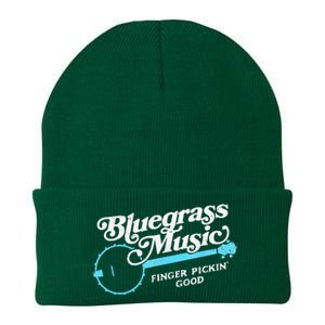 Bluegrass Music Finger Pickin Good Banjo Design Graphic Knit Cap Winter Beanie