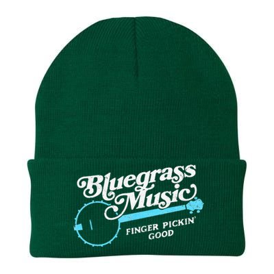 Bluegrass Music Finger Pickin Good Banjo Design Graphic Knit Cap Winter Beanie