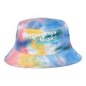 Bluegrass Music Finger Pickin Good Banjo Design Graphic Tie Dye Newport Bucket Hat