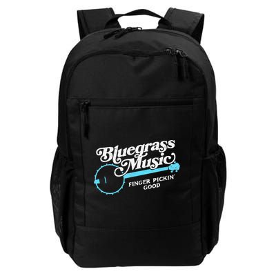 Bluegrass Music Finger Pickin Good Banjo Design Graphic Backpack