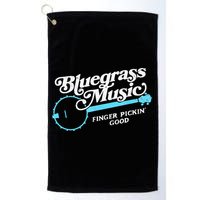 Bluegrass Music Finger Pickin Good Banjo Design Graphic Golf Towel