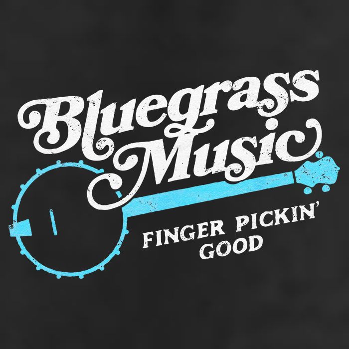 Bluegrass Music Finger Pickin Good Banjo Design Graphic Golf Towel