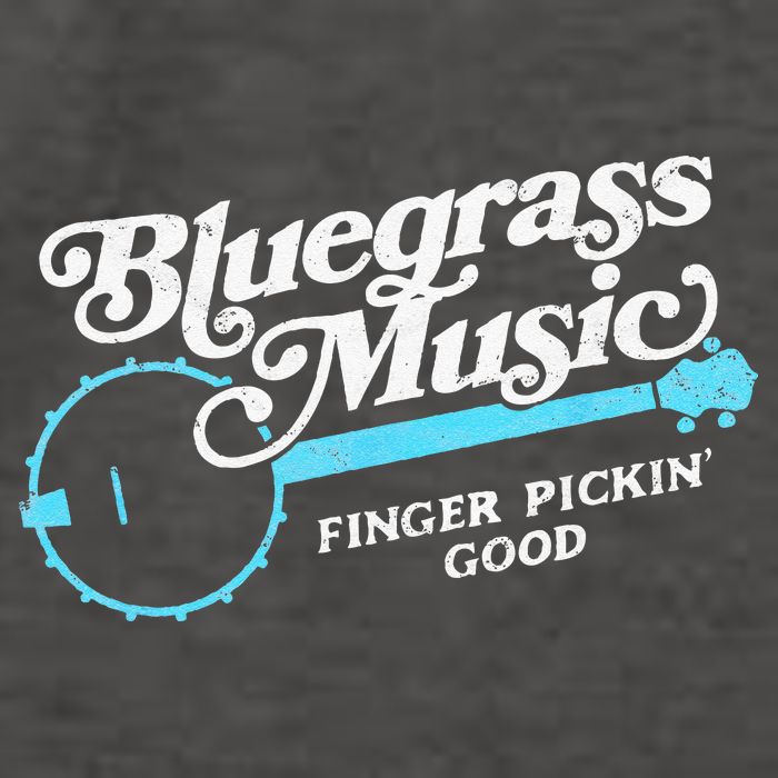 Bluegrass Music Finger Pickin Good Banjo Design Graphic Vector Backpack