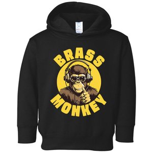 Brass Monkey Funny Cool Music Toddler Hoodie