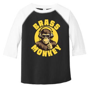 Brass Monkey Funny Cool Music Toddler Fine Jersey T-Shirt