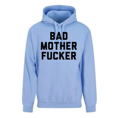 Bad Mother Fucker Obscene Word Swear Workout Top Gift Unisex Surf Hoodie