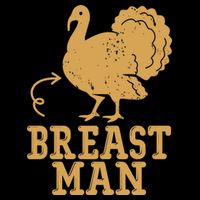 Breast Man Funny Turkey Thanksgiving 16 in Basic Backpack