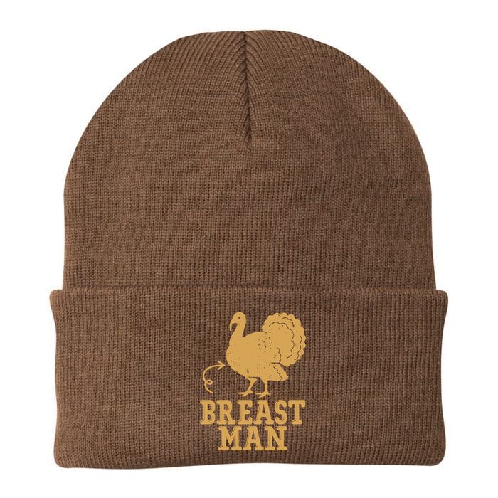 Breast Man Funny Turkey Thanksgiving Knit Cap Winter Beanie