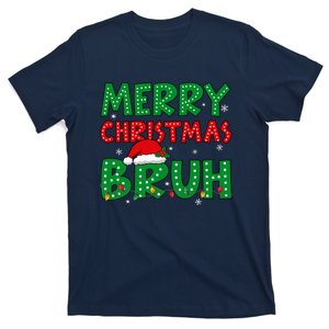 Bruh Meme Funny Saying Bro Greeting Teens B.O.Y.S M.E.N. Christmas T-Shirt