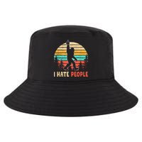 Bigfoot Middle Finger I Hate People Abduction Sasquatch Cool Comfort Performance Bucket Hat