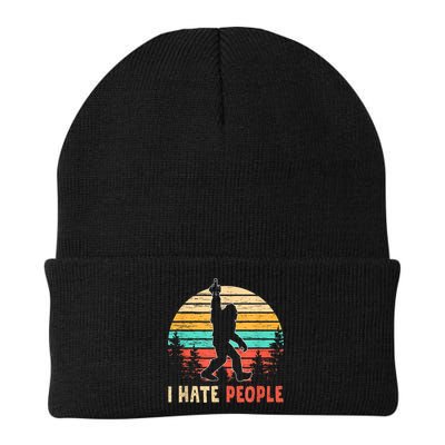 Bigfoot Middle Finger I Hate People Abduction Sasquatch Beanie