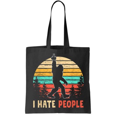 Bigfoot Middle Finger I Hate People Abduction Sasquatch Bag