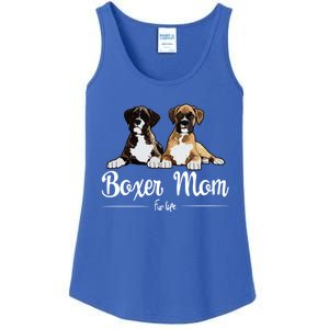 Boxer Mom Fur Life Design Ladies Essential Tank