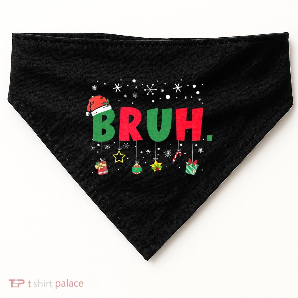 Bruh Meme Funny Saying Bro Greeting USA-Made Doggie Bandana