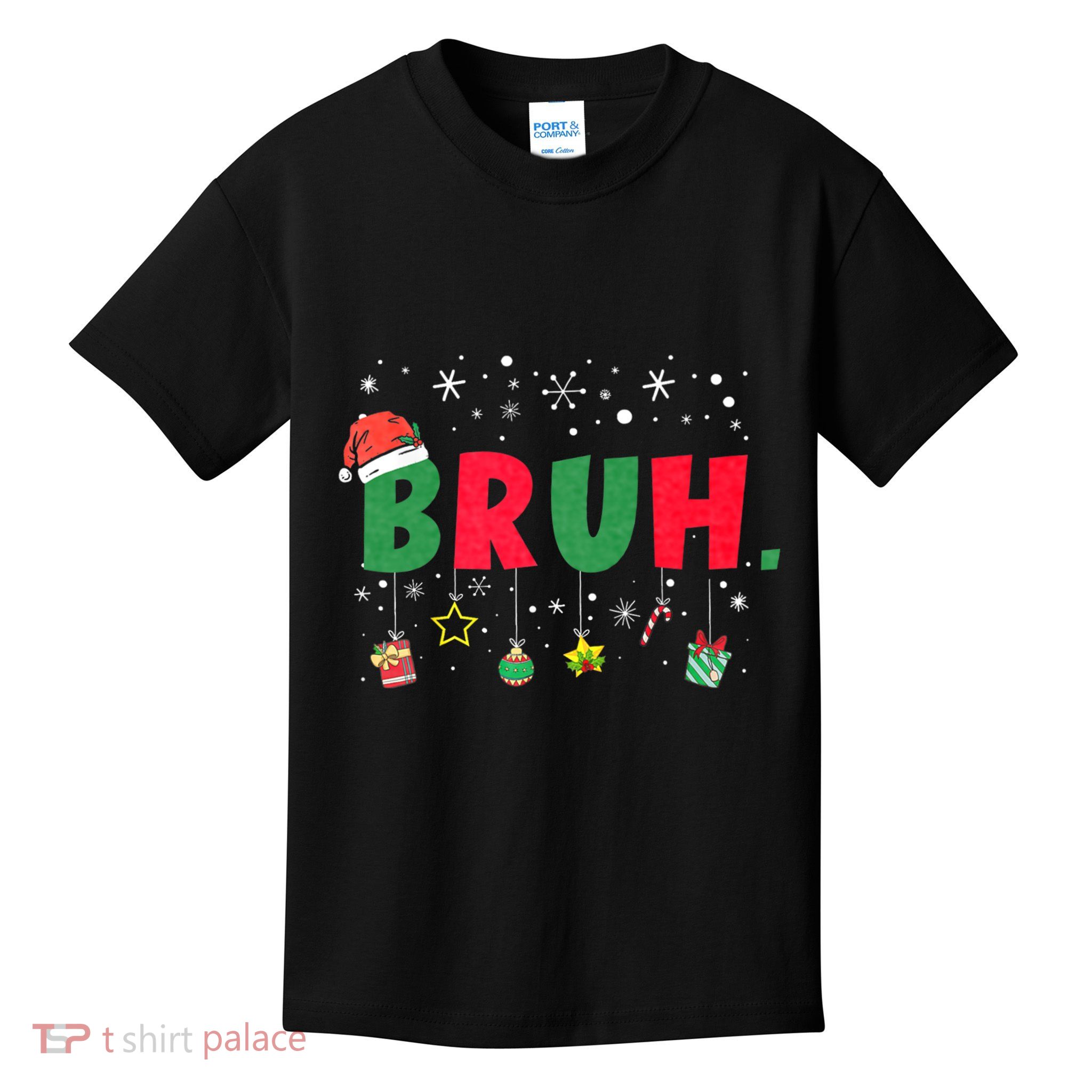 Bruh Meme Funny Saying Bro Greeting Kids T-Shirt