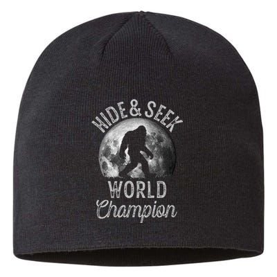 Bigfoot Moon Fantasy Hide And Seek World Champion Sasquatch Sustainable Beanie