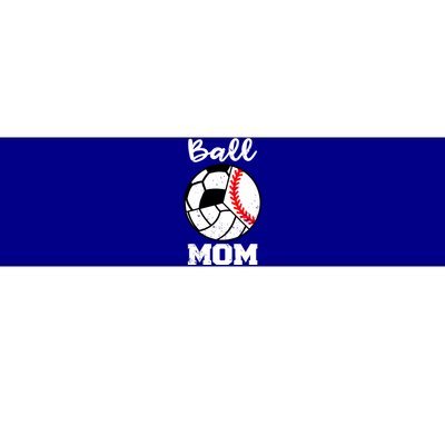 Ball Mom Funny Baseball Volleyball Soccer Mom Cute Gift Bumper Sticker