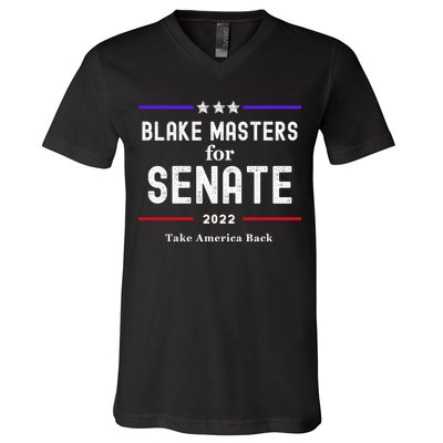 Blake Masters For Senate 29 V-Neck T-Shirt