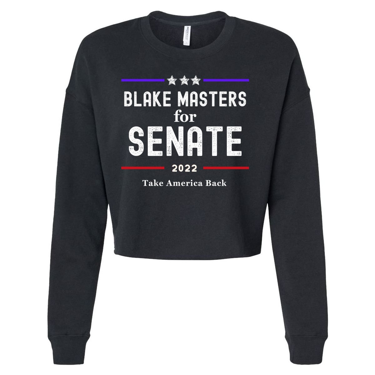 Blake Masters For Senate 29 Cropped Pullover Crew